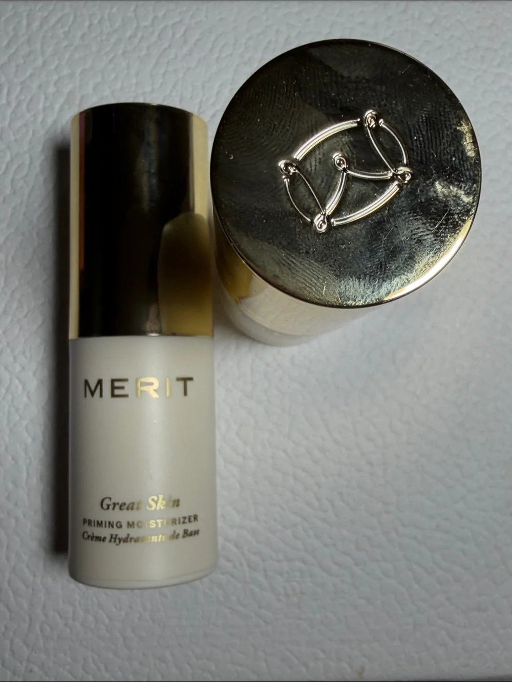 MERIT Great Skin Priming Moisturizer — White with Gold Cap